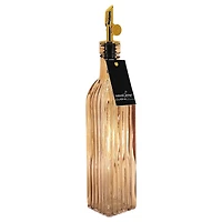 Bouteille d'huile ou vinaigre - Verre ambré