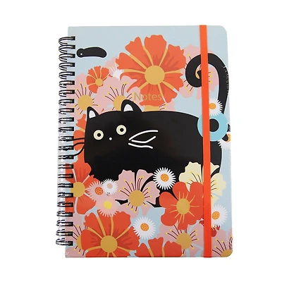 Notebook - Flowering cat