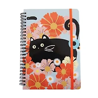 Notebook - Flowering cat