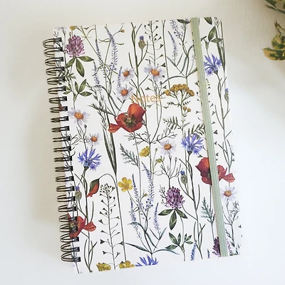 Cahier de note rigide - Fleurs des champs