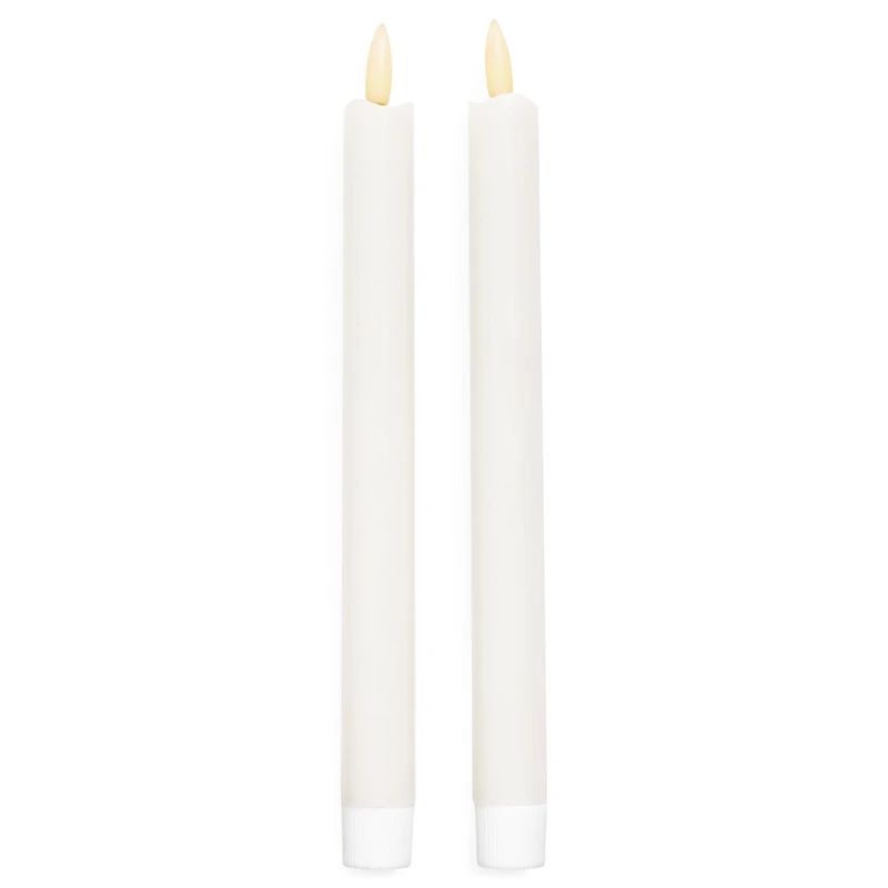 Set of 2 LED candles - White