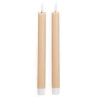 LED candle set (2) - Natural