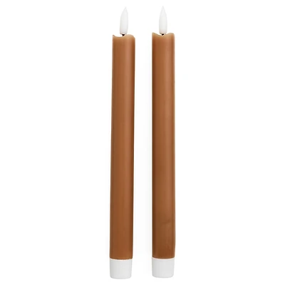 Ensemble de bougie LED (2) - Brun