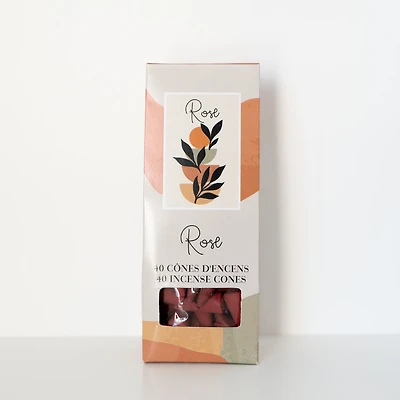 Incense cones - Rose