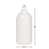 Vase Komi 8" - Blanc