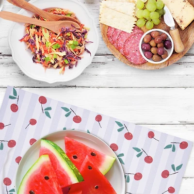 Napperon tissé - Cerises