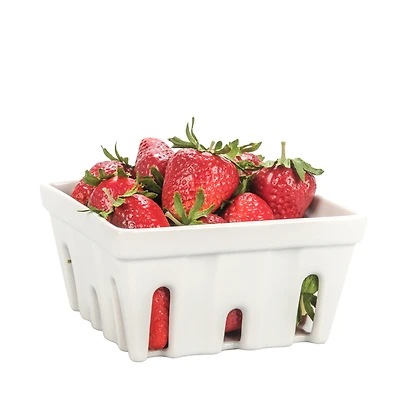 Porcelain berry basket