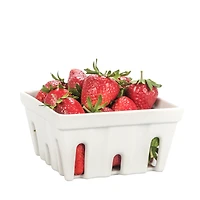 Porcelain berry basket