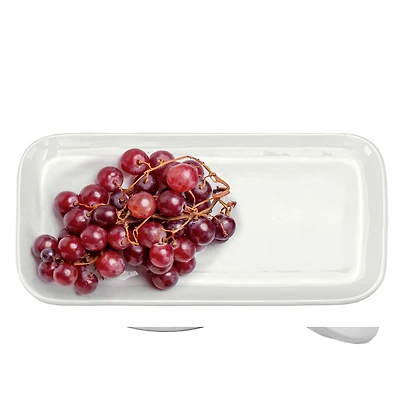 Rectangular serving tray - Glossy white
