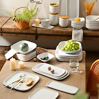 Rectangular serving tray - Glossy white
