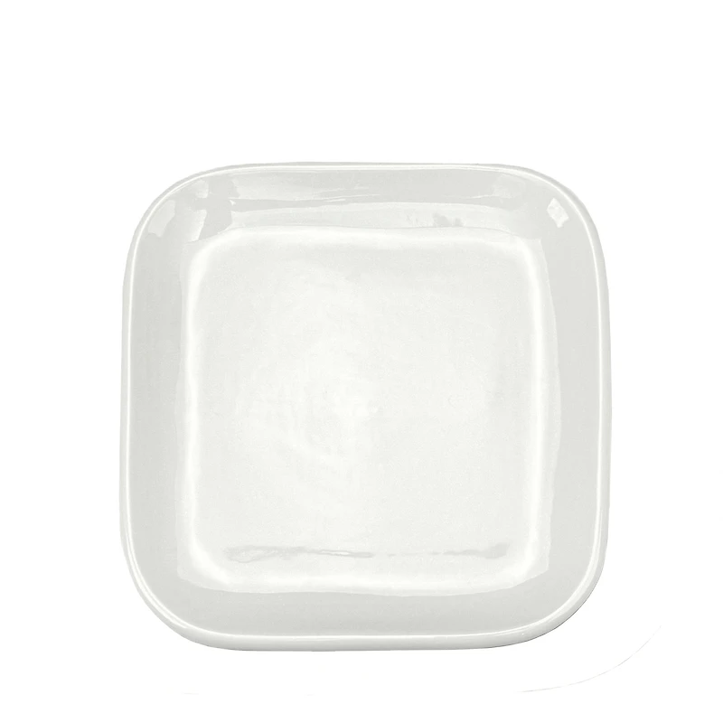 Square serving tray - Glossy white