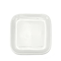 Square serving tray - Glossy white