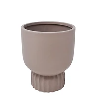 Tulip pot - Milk tea
