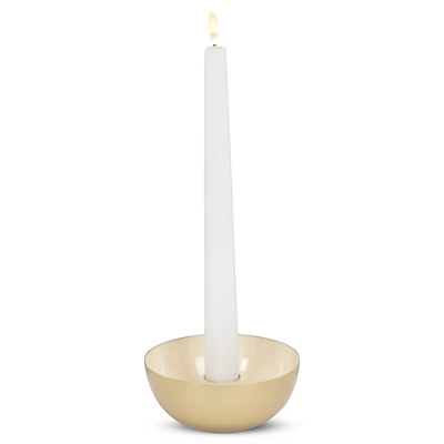Cream candle holder - Alora