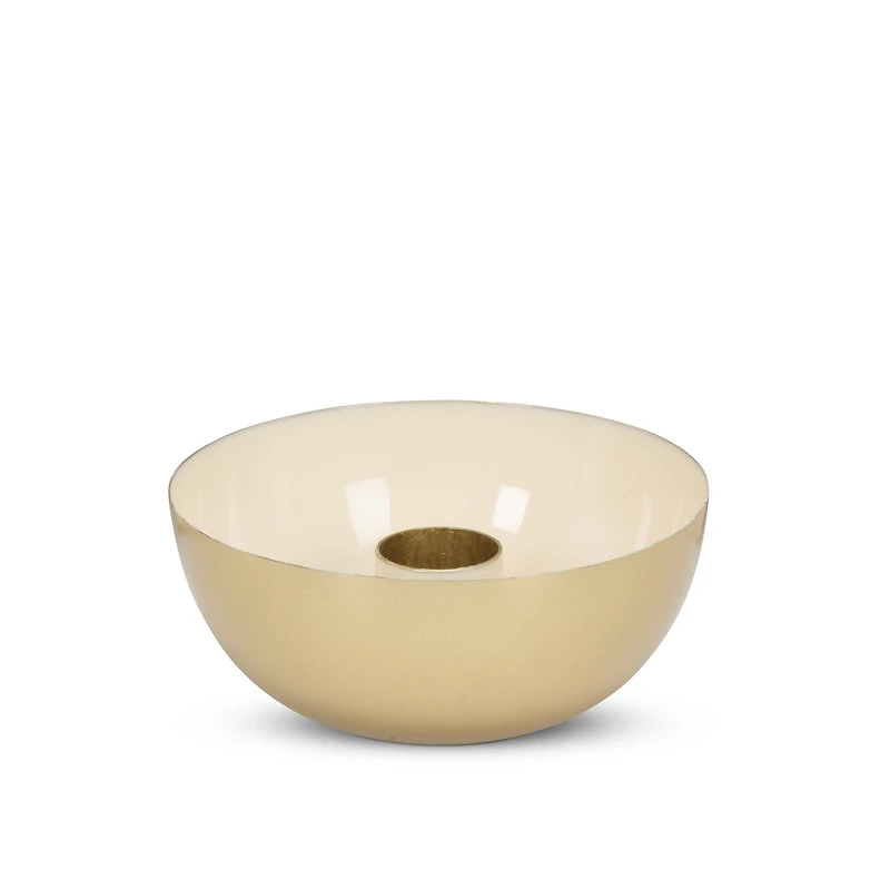 Cream candle holder - Alora