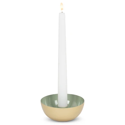Green candle holder - Alora