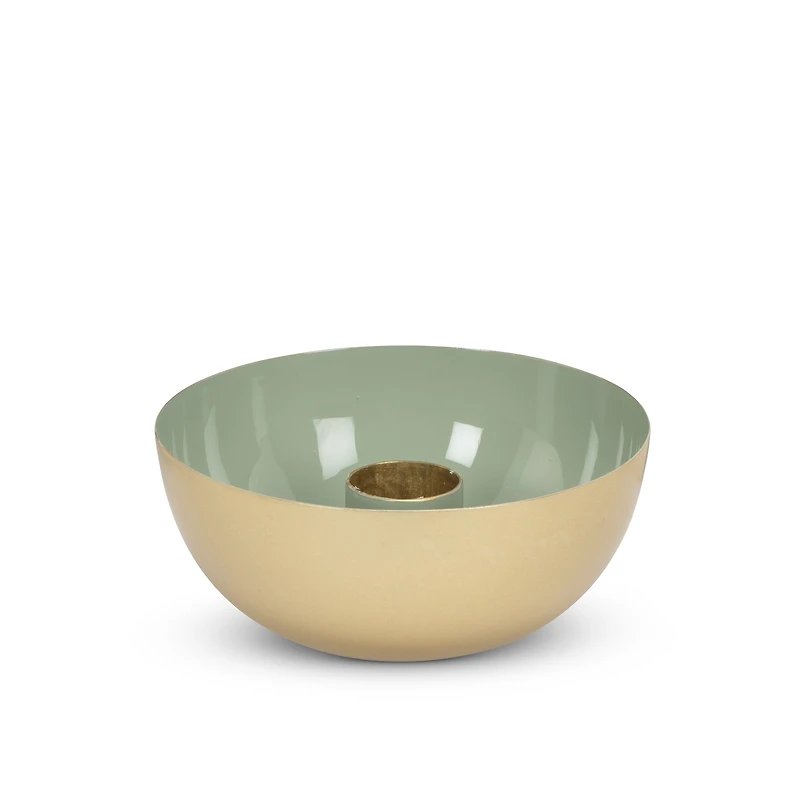 Green candle holder - Alora