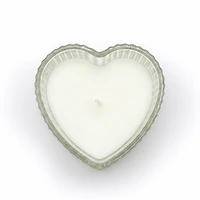 Heart-shaped candle - Striped