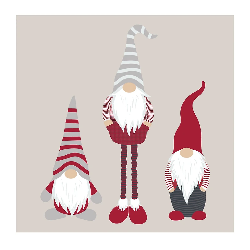 Cocktail napkins - Gnomes
