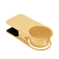 Clip-on beverage holder