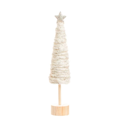 Wool tree - Wooden base