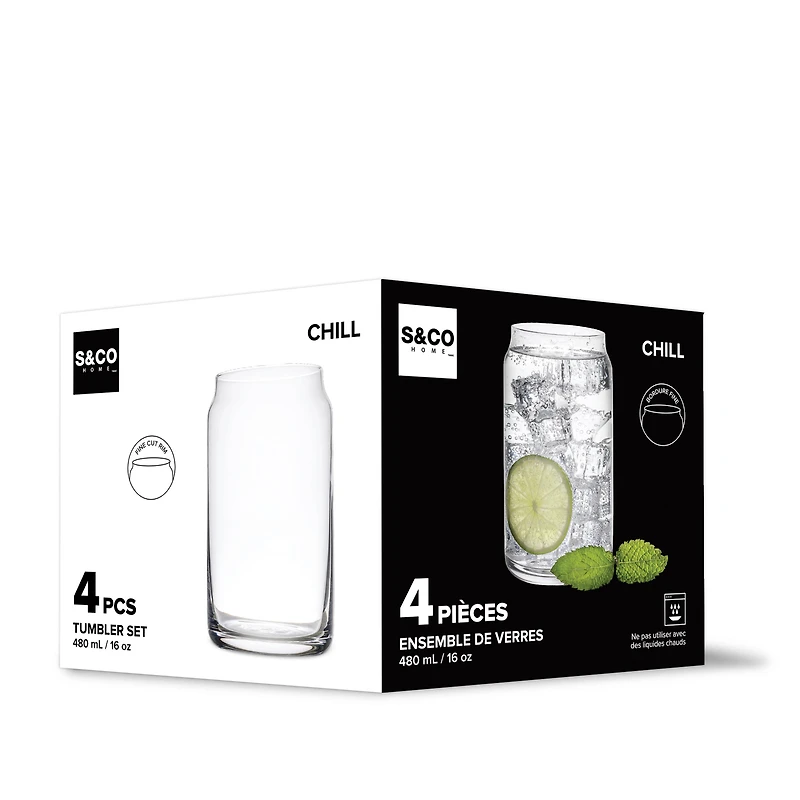 Glass set - Can shape