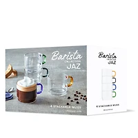 Ensemble de tasses empilables (4)
