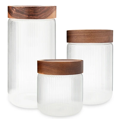 Pot de conservation - Strié