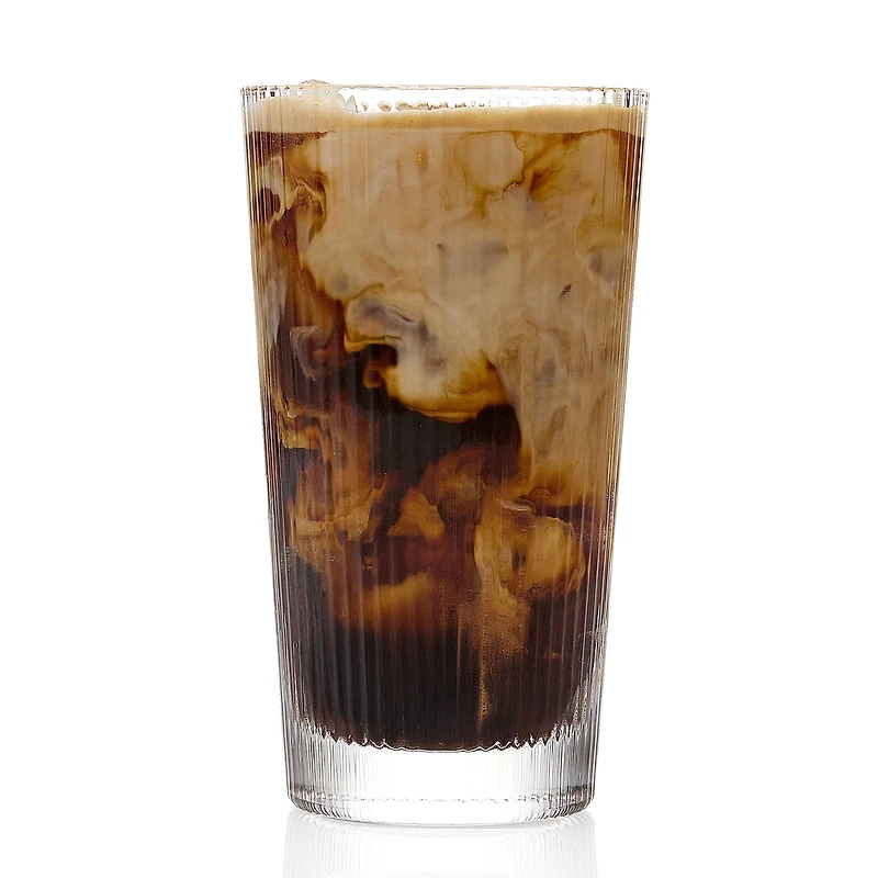 Ensemble de 4 verres striés - 350 ml