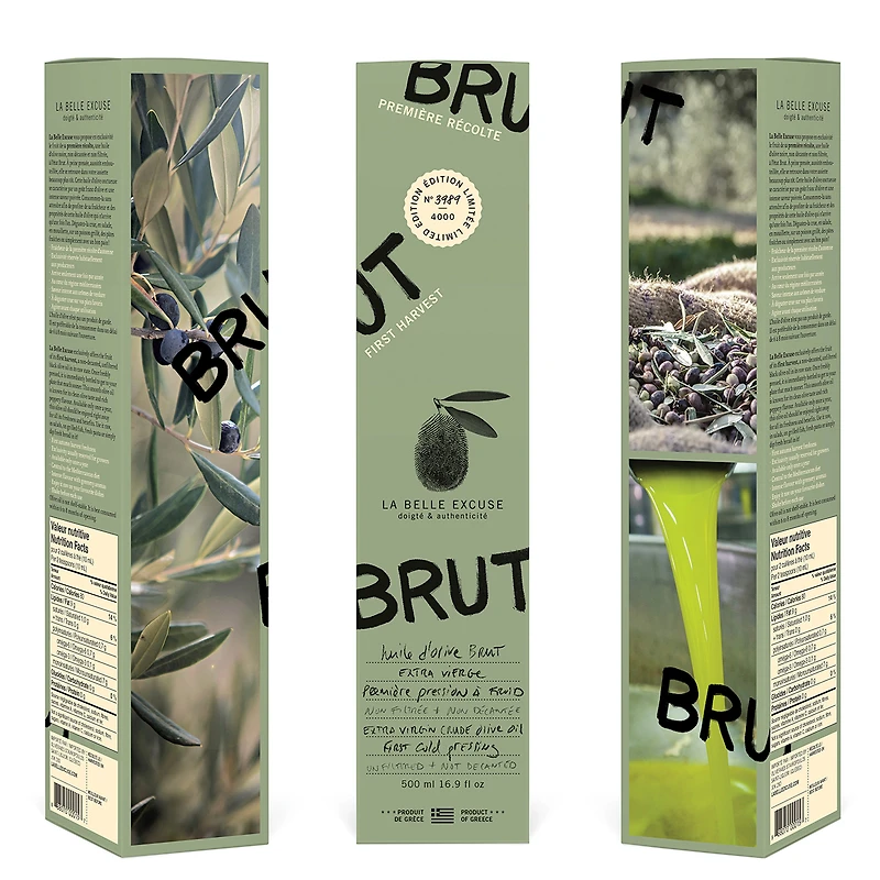 Extra virgin raw olive oil