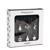 Marque-verres (6) - Noël