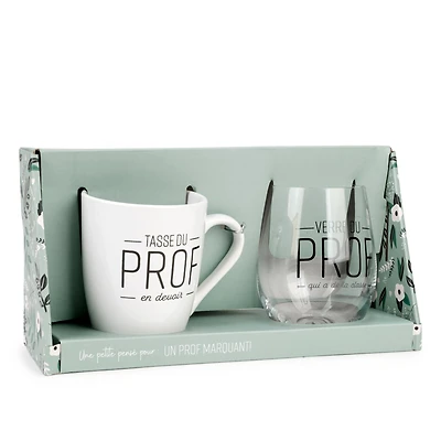 Wine glass & mug duo - Prof