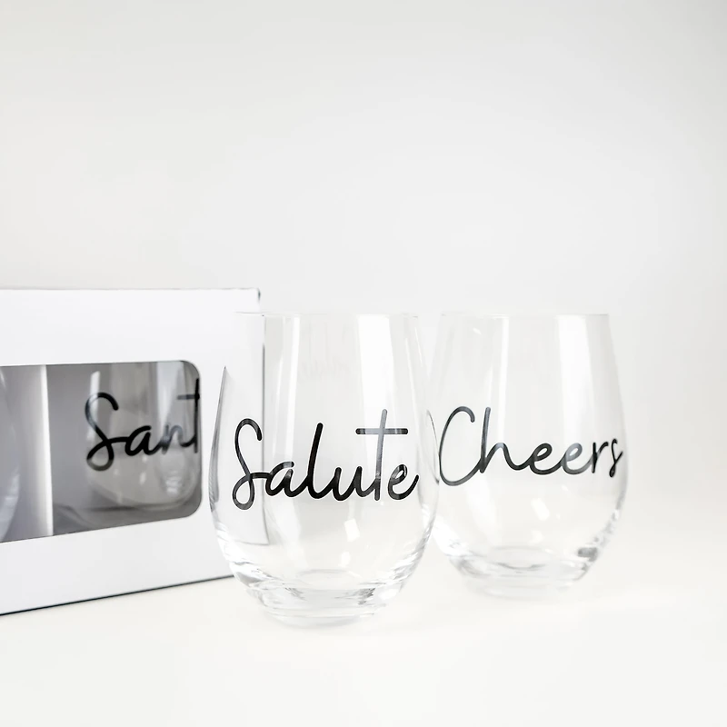 Ensemble de 4 verres à vin - Santé