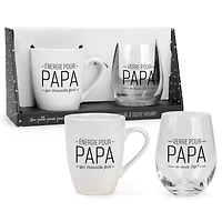 Duo verre & tasse - Papa