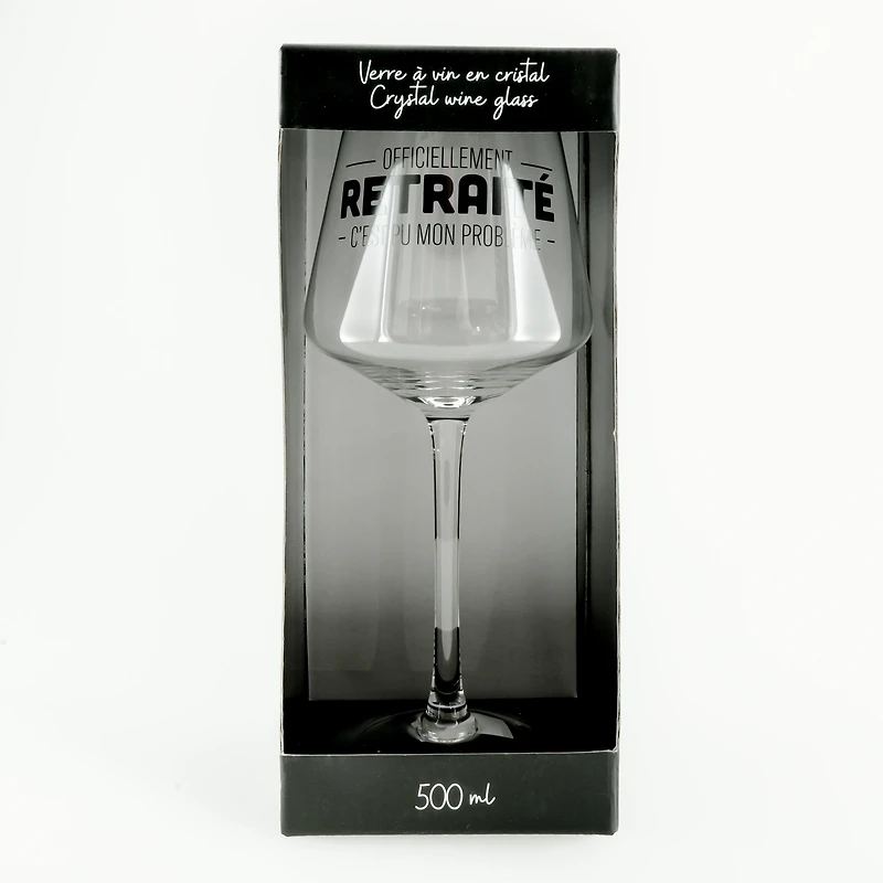 Wine glass - Officially retired