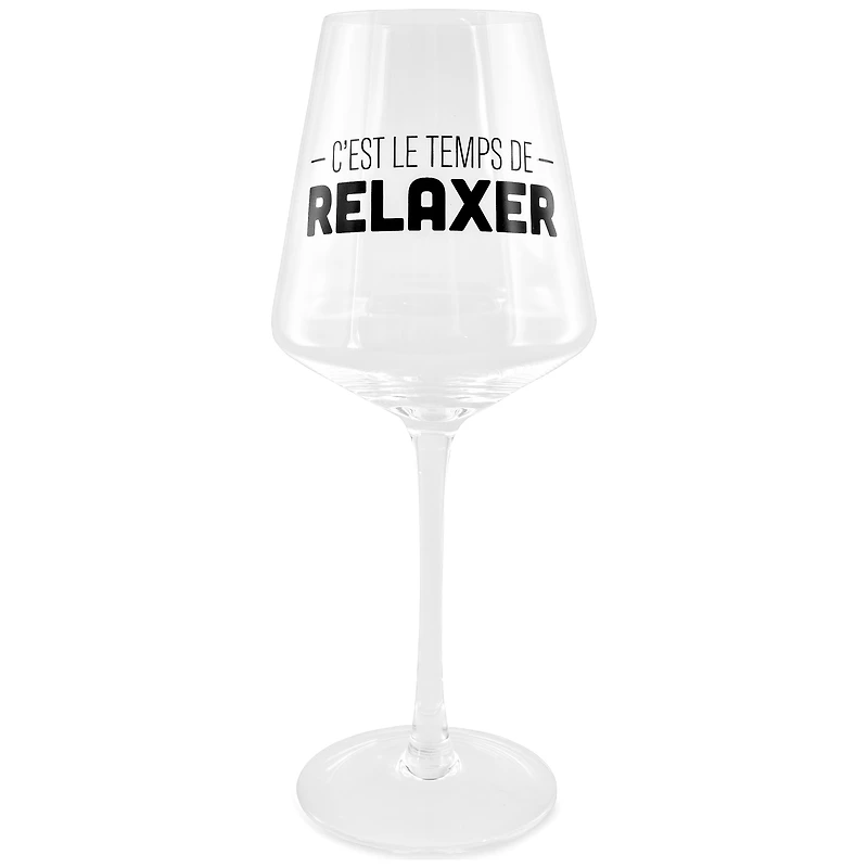 Wine glass - It's time to relax