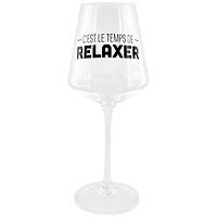 Wine glass - It's time to relax