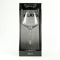 Wine glass - It's time to relax