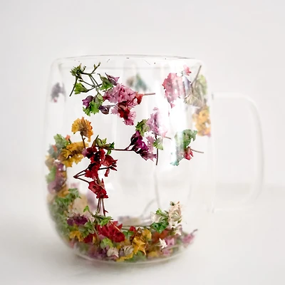 Tasse double paroi - Fleurs des champs