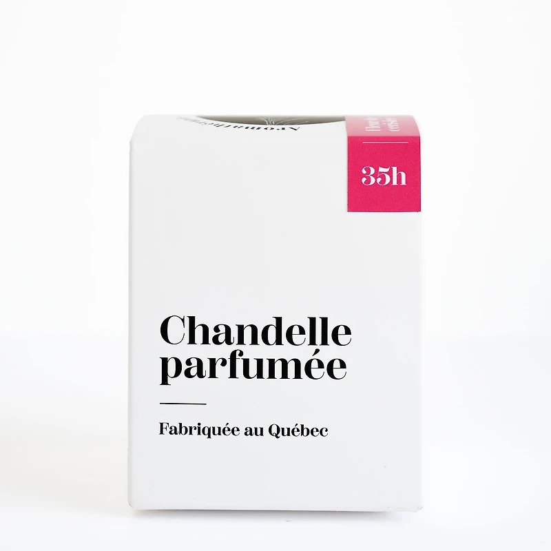 Striped candle - Cherry blossom