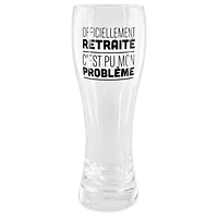 Verre à bière - Retraite