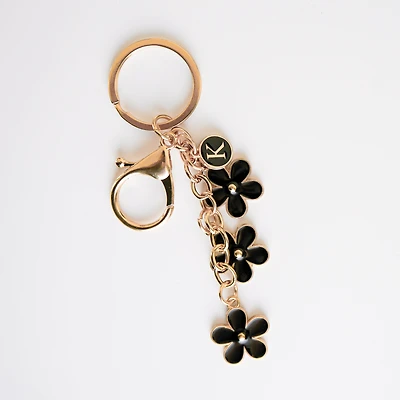 Black keychain - Daisy