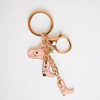 Pink keychain - Cowboy