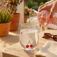 Verre à vin sans pied - Fraise 3D