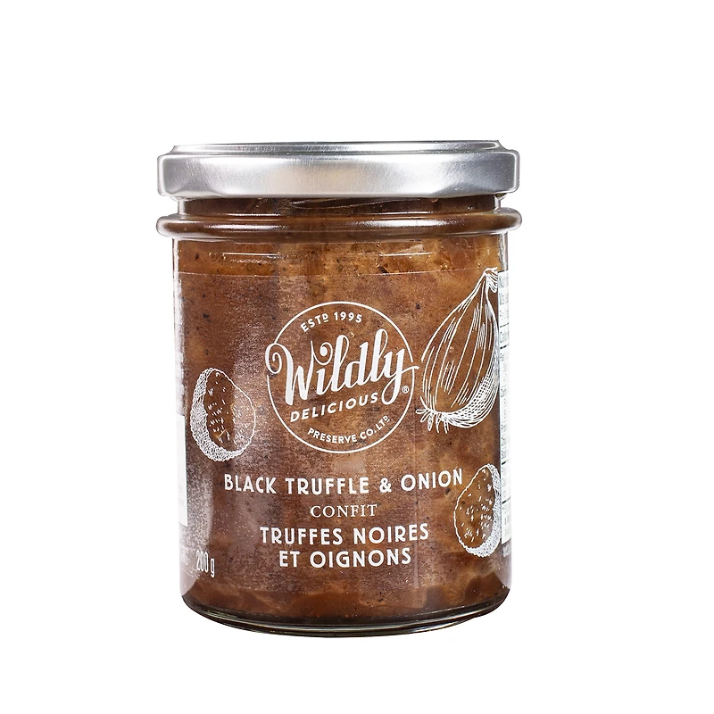 Black truffle baslmanic onion confit