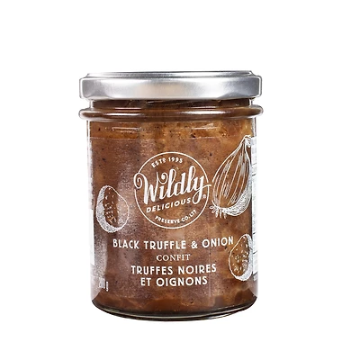 Black truffle baslmanic onion confit