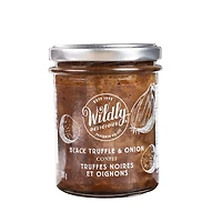 Black truffle baslmanic onion confit