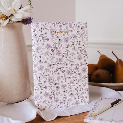 Blue flowers notebook - Bloom