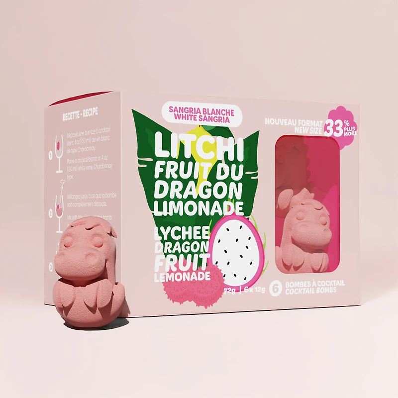 3D Sangria - Litchi & Dragon fruit
