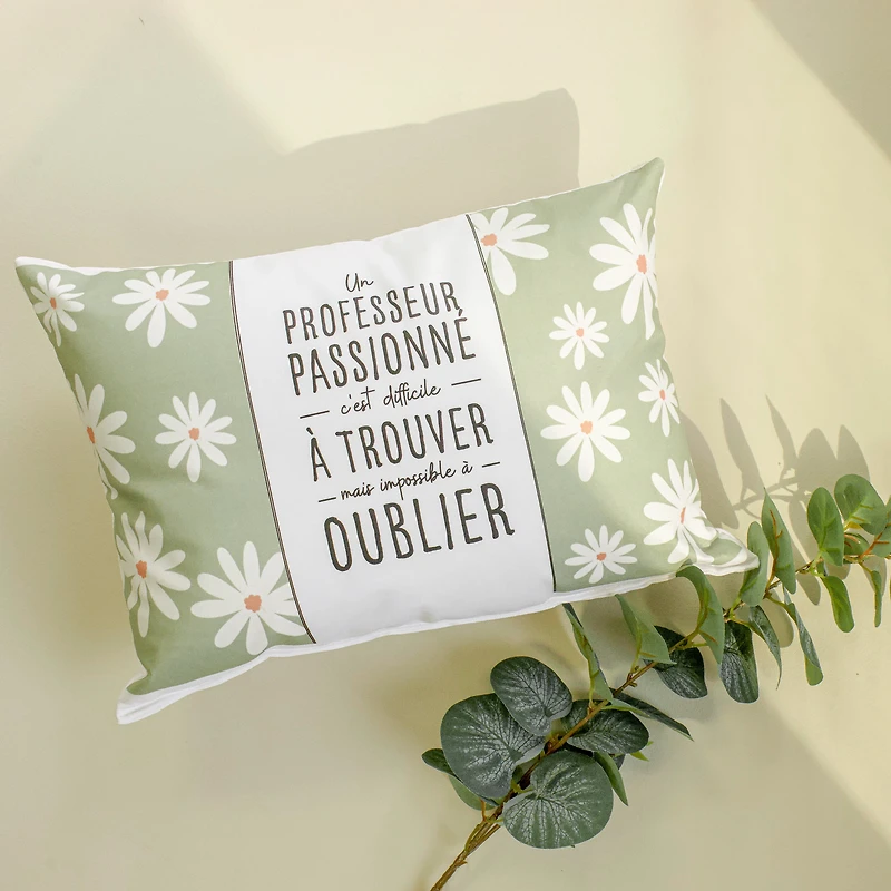 Coussin à texte